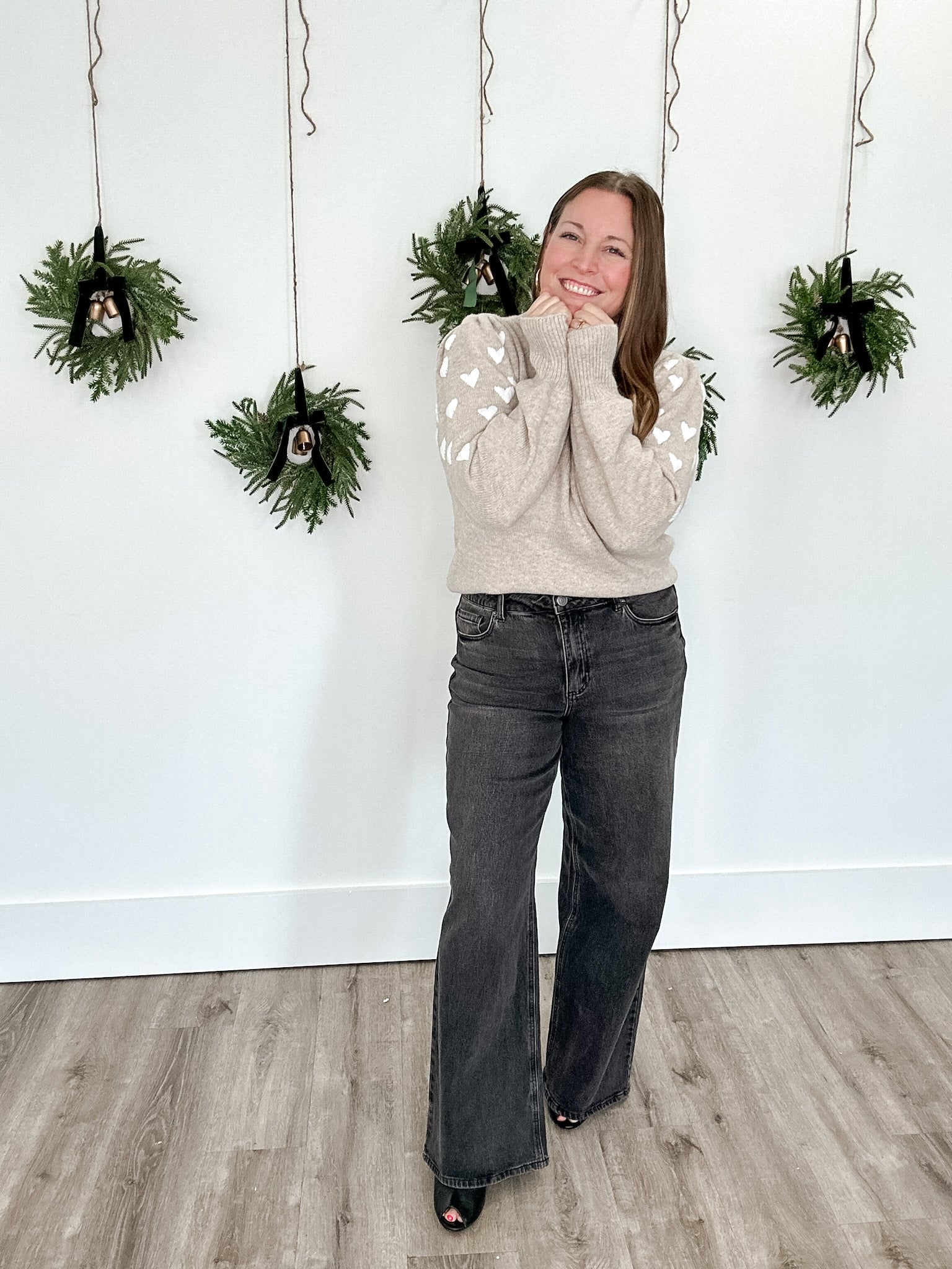 Revello Sweater - Beige-Sweaters and Cardigans- Hometown Style HTS, women's in store and online boutique located in Ingersoll, Ontario