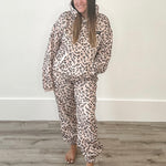 Comfort Zone Joggers - Leopard Lace-comfy pants- Hometown Style HTS, women's in store and online boutique located in Ingersoll, Ontario