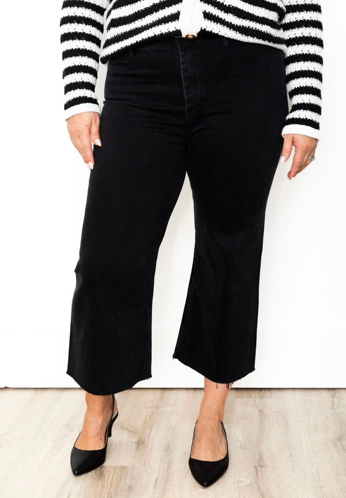 Mineral Washed Straight Leg Crop Pants - Ash Black-Pants- Hometown Style HTS, women's in store and online boutique located in Ingersoll, Ontario