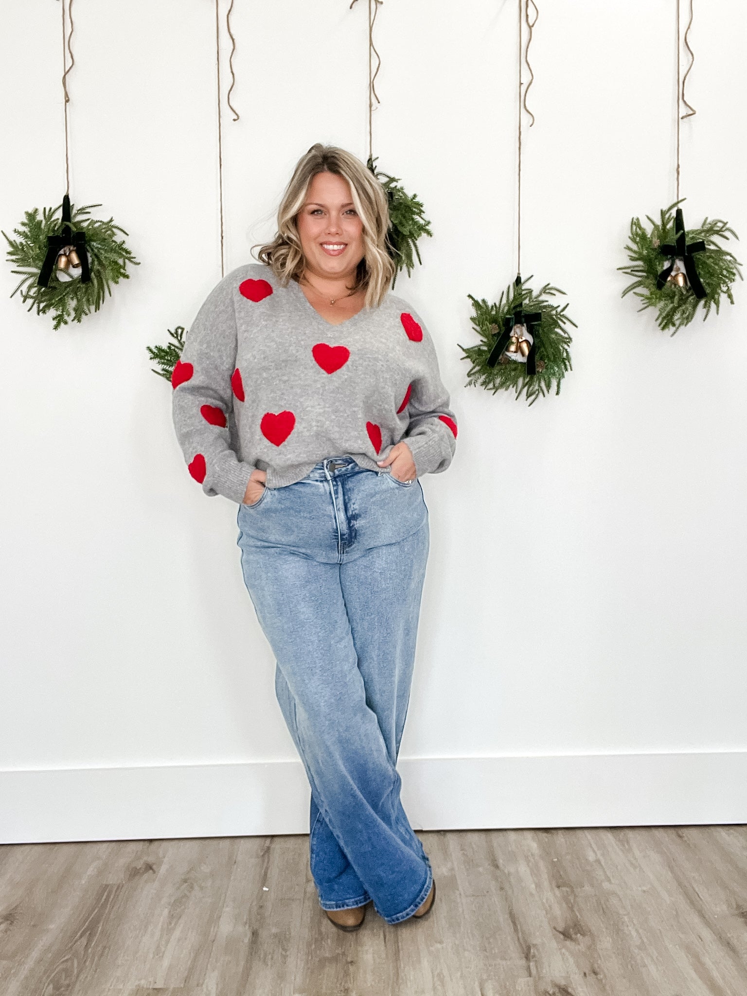 Espera Sweater - Grey-Sweaters and Cardigans- Hometown Style HTS, women's in store and online boutique located in Ingersoll, Ontario