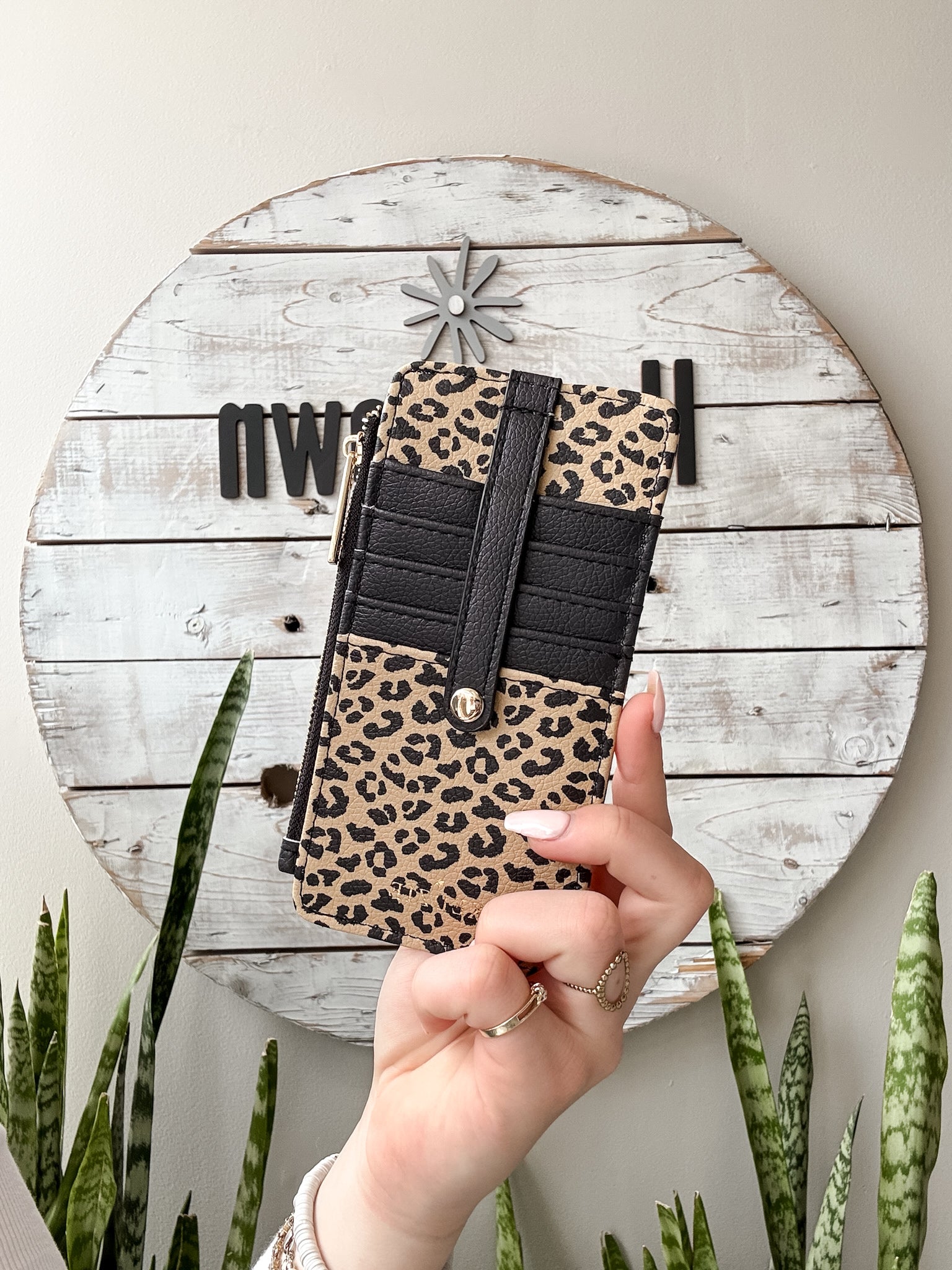 Essentials Only -Zippered Wallet-wall- Hometown Style HTS, women's in store and online boutique located in Ingersoll, Ontario