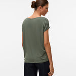 VMAVA PLAIN SS TOP JRS-Casual Tops- Hometown Style HTS, women's in store and online boutique located in Ingersoll, Ontario