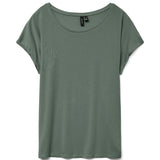 VMAVA PLAIN SS TOP JRS-Casual Tops- Hometown Style HTS, women's in store and online boutique located in Ingersoll, Ontario