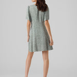 VMALBA SS SHORT DRESS-Casual Dresses- Hometown Style HTS, women's in store and online boutique located in Ingersoll, Ontario