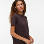 AWNAIMA SS O-NECK T-SHIRT-Casual Tops- Hometown Style HTS, women's in store and online boutique located in Ingersoll, Ontario