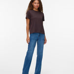 AWNAIMA SS O-NECK T-SHIRT-Casual Tops- Hometown Style HTS, women's in store and online boutique located in Ingersoll, Ontario
