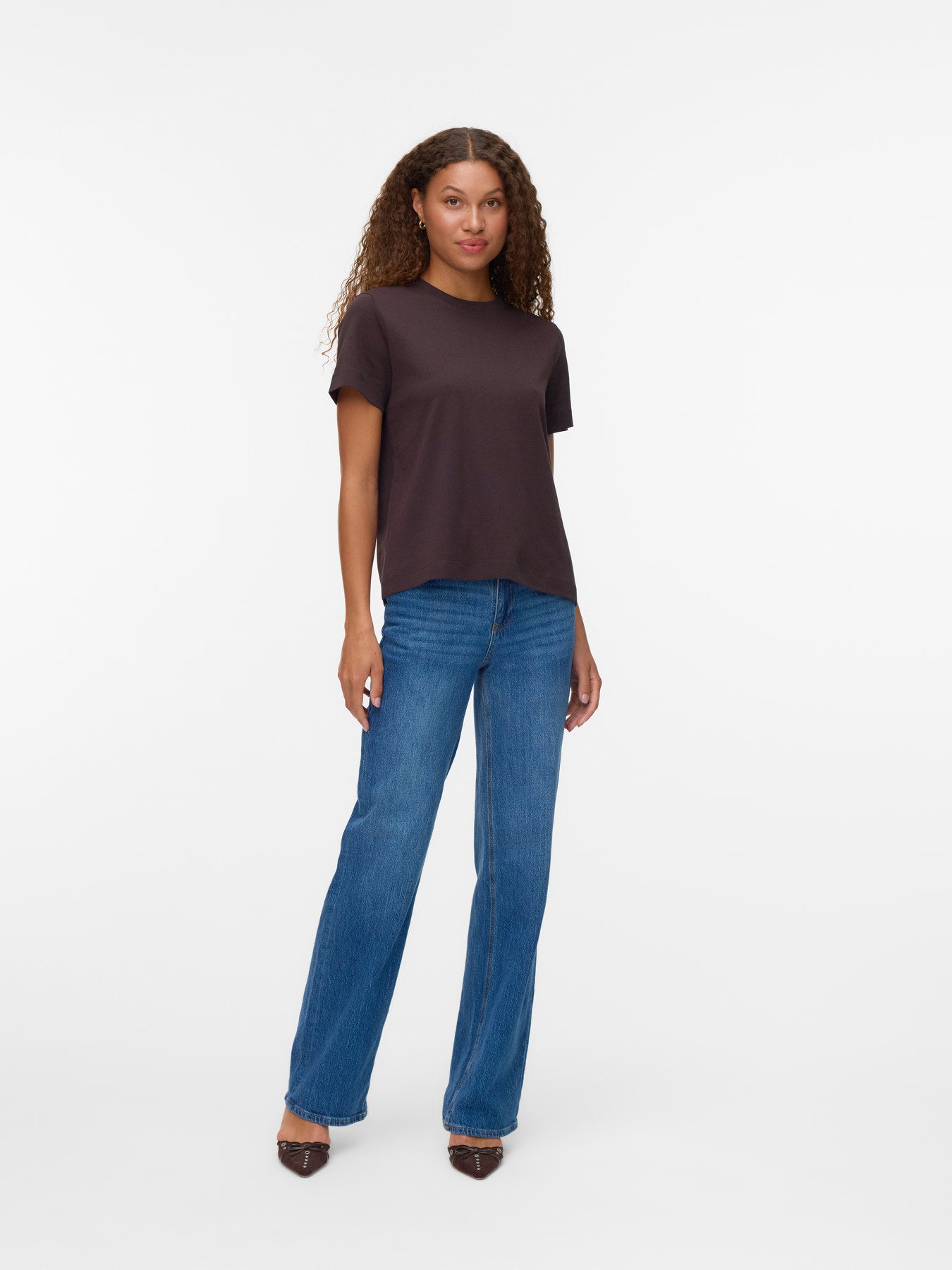 AWNAIMA SS O-NECK T-SHIRT-Casual Tops- Hometown Style HTS, women's in store and online boutique located in Ingersoll, Ontario