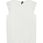 VMEmily SLGathering Top - White-Casual Tops- Hometown Style HTS, women's in store and online boutique located in Ingersoll, Ontario