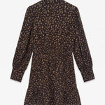 AWNOELLE LS HIGH NECK SHORT DRESS - Chocolate Torte-Casual Dresses- Hometown Style HTS, women's in store and online boutique located in Ingersoll, Ontario