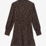 AWNOELLE LS HIGH NECK SHORT DRESS - Chocolate Torte-Casual Dresses- Hometown Style HTS, women's in store and online boutique located in Ingersoll, Ontario