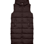 VMMICHELLE WAISTCOAT - Chocolate Torte-Coat & Jackets- Hometown Style HTS, women's in store and online boutique located in Ingersoll, Ontario