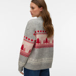 VMNEW NORDIC - Red-Sweaters and Cardigans- Hometown Style HTS, women's in store and online boutique located in Ingersoll, Ontario
