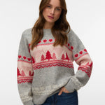 VMNEW NORDIC - Red-Sweaters and Cardigans- Hometown Style HTS, women's in store and online boutique located in Ingersoll, Ontario