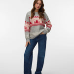 VMNEW NORDIC - Red-Sweaters and Cardigans- Hometown Style HTS, women's in store and online boutique located in Ingersoll, Ontario
