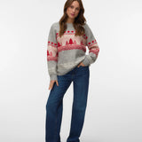 VMNEW NORDIC - Red-Sweaters and Cardigans- Hometown Style HTS, women's in store and online boutique located in Ingersoll, Ontario