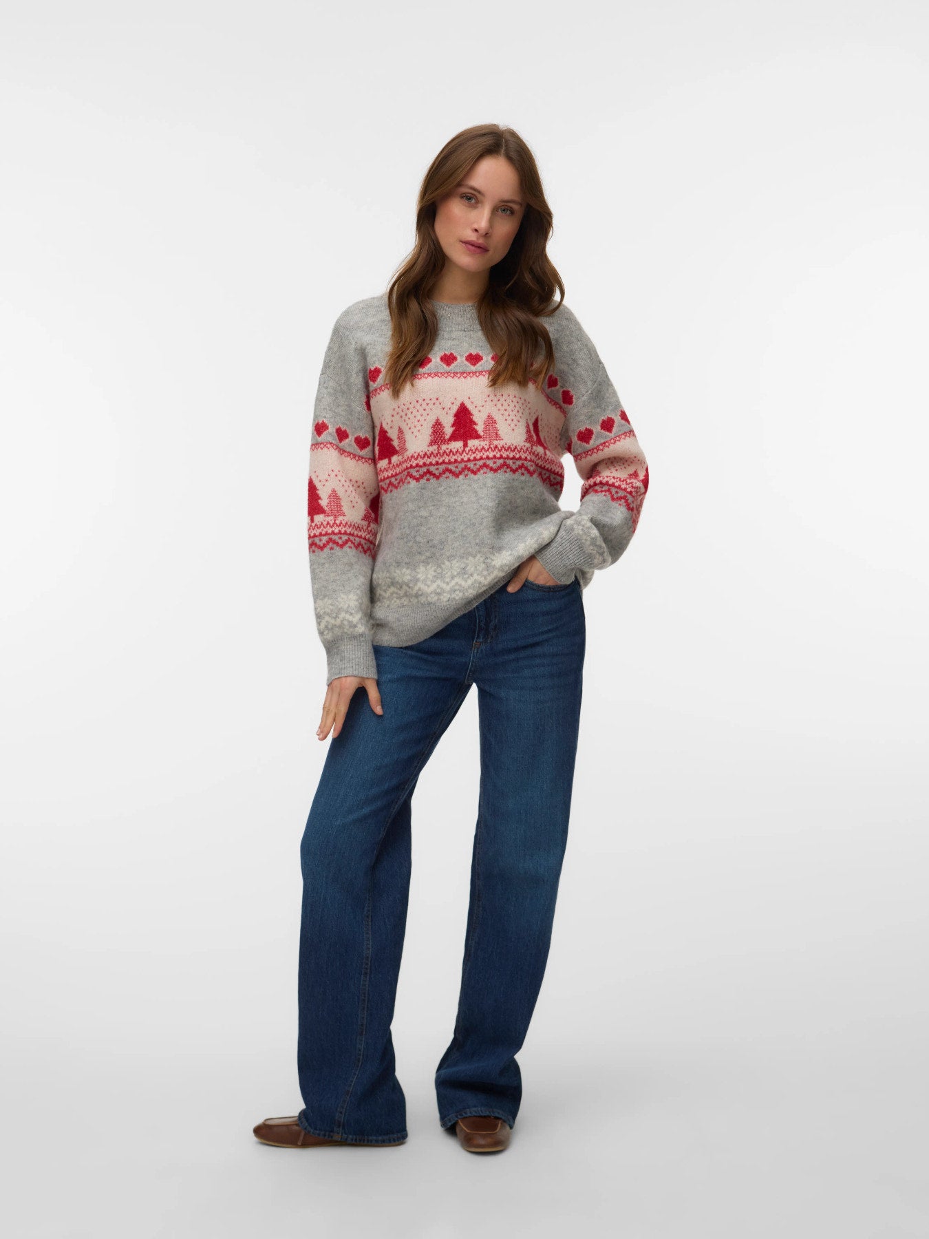 VMNEW NORDIC - Red-Sweaters and Cardigans- Hometown Style HTS, women's in store and online boutique located in Ingersoll, Ontario