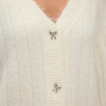 VMSally Long Sleeve V Neck Cardigan - Birch-Sweaters and Cardigans- Hometown Style HTS, women's in store and online boutique located in Ingersoll, Ontario