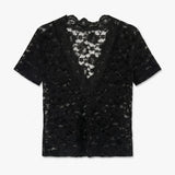 VMDEA SS V-NECK TOP-Blouses- Hometown Style HTS, women's in store and online boutique located in Ingersoll, Ontario