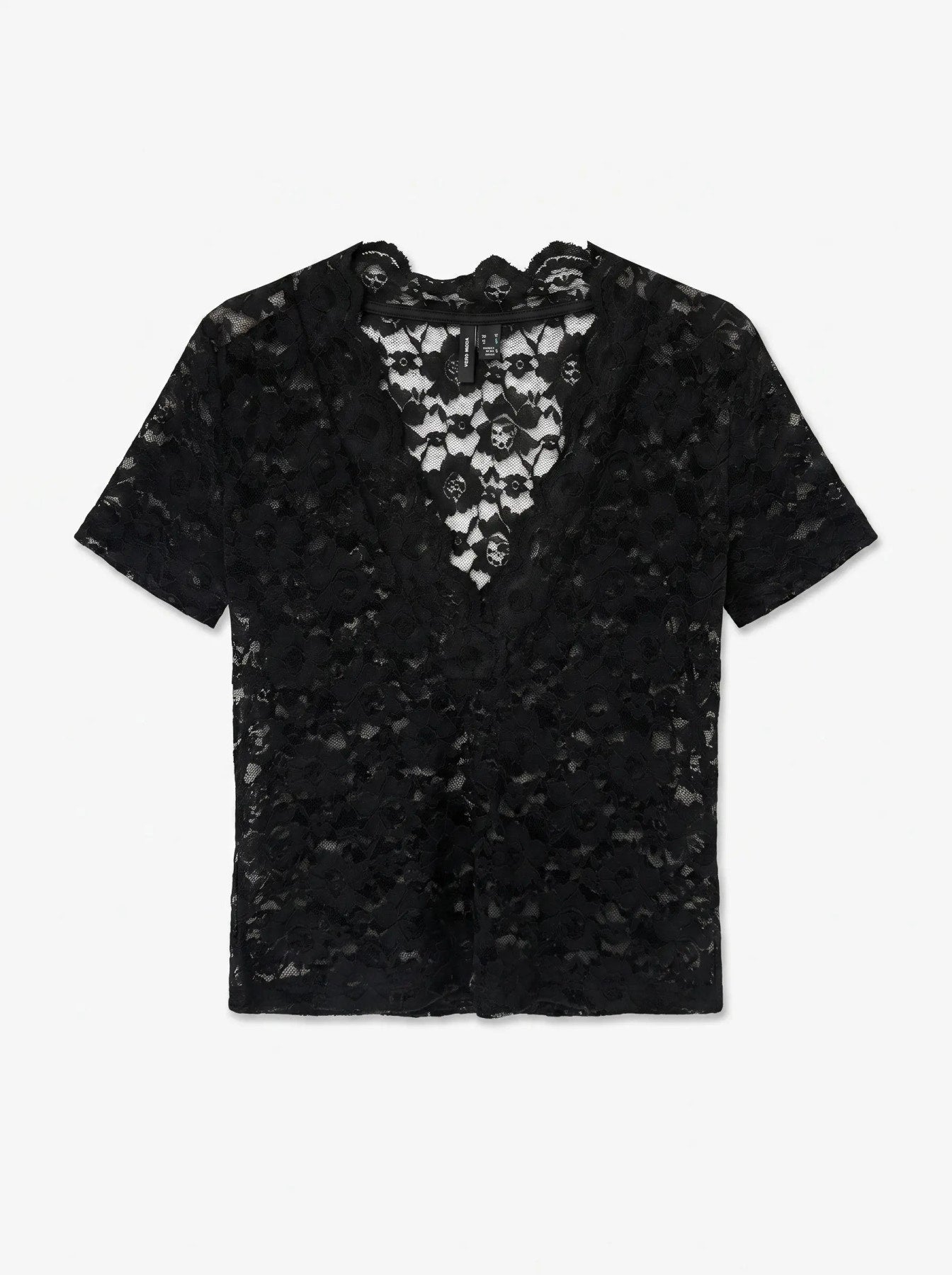 VMDEA SS V-NECK TOP-Blouses- Hometown Style HTS, women's in store and online boutique located in Ingersoll, Ontario