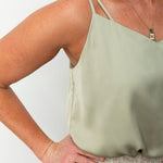 Double Strap Cami - Sage-cami- Hometown Style HTS, women's in store and online boutique located in Ingersoll, Ontario