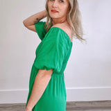Stassi Dress - Green-Dresses- Hometown Style HTS, women's in store and online boutique located in Ingersoll, Ontario