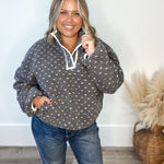 Heart Sherpa Fleece Pullover Jacket-Sweater- Hometown Style HTS, women's in store and online boutique located in Ingersoll, Ontario