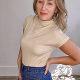 Nicolas Top - Beige-Casual Tops- Hometown Style HTS, women's in store and online boutique located in Ingersoll, Ontario