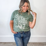 Spicy Marg Boyfriend Tee- Sage-Casual Tops- Hometown Style HTS, women's in store and online boutique located in Ingersoll, Ontario
