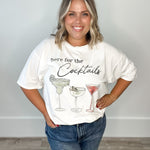 Cocktails City Tee-Casual Tops- Hometown Style HTS, women's in store and online boutique located in Ingersoll, Ontario