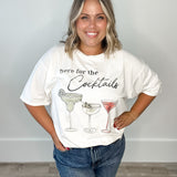 Cocktails City Tee-Casual Tops- Hometown Style HTS, women's in store and online boutique located in Ingersoll, Ontario