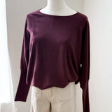 BYMMORLA BAT JUMPER - Fig-Casual Tops- Hometown Style HTS, women's in store and online boutique located in Ingersoll, Ontario