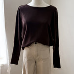 BYMMORLA BAT JUMPER - Java-Casual Tops- Hometown Style HTS, women's in store and online boutique located in Ingersoll, Ontario