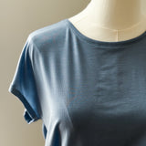 VMAVA PLAIN SS TOP JRS - Periwinkle-Casual Tops- Hometown Style HTS, women's in store and online boutique located in Ingersoll, Ontario