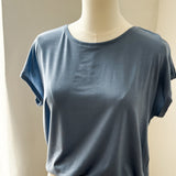 VMAVA PLAIN SS TOP JRS - Periwinkle-Casual Tops- Hometown Style HTS, women's in store and online boutique located in Ingersoll, Ontario