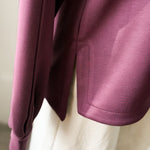 BYPUSTI SLIT SWEATSHIRT 2 - Fig-Casual Tops- Hometown Style HTS, women's in store and online boutique located in Ingersoll, Ontario