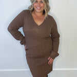 Cable Crossover Knit Dress - Coco-dress- Hometown Style HTS, women's in store and online boutique located in Ingersoll, Ontario