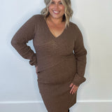 Cable Crossover Knit Dress - Coco-dress- Hometown Style HTS, women's in store and online boutique located in Ingersoll, Ontario