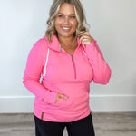 Half Zip Sweatshirt - Midnight Rose-Sweaters and Cardigans- Hometown Style HTS, women's in store and online boutique located in Ingersoll, Ontario