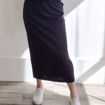 Annika Skirt - Deep Black-skirt- Hometown Style HTS, women's in store and online boutique located in Ingersoll, Ontario