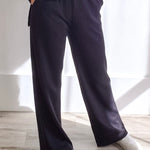 Annika Trousers - Deep Black-Pants- Hometown Style HTS, women's in store and online boutique located in Ingersoll, Ontario