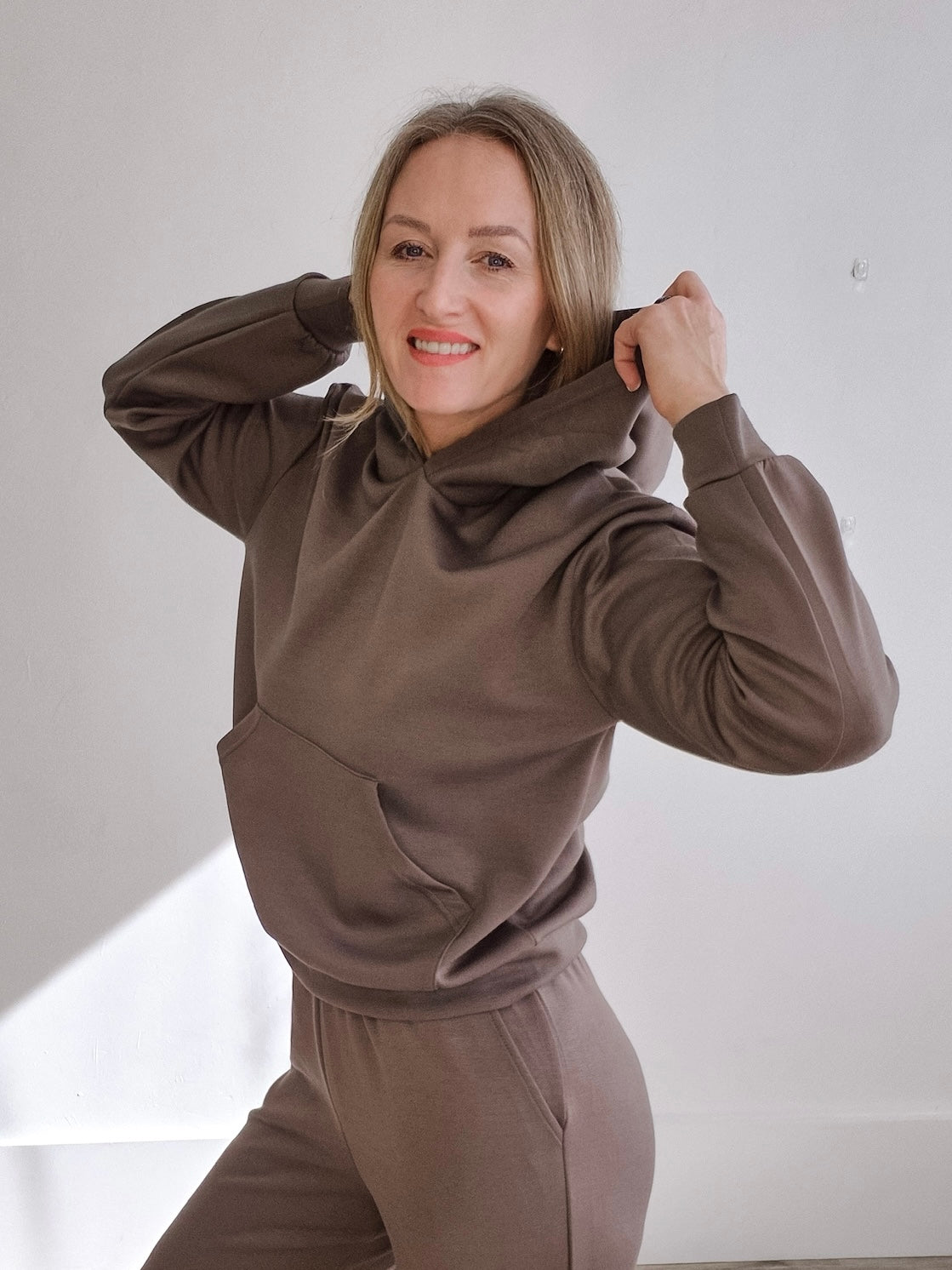 Annika Hooded Sweatshirt - Morel-Casual Tops- Hometown Style HTS, women's in store and online boutique located in Ingersoll, Ontario