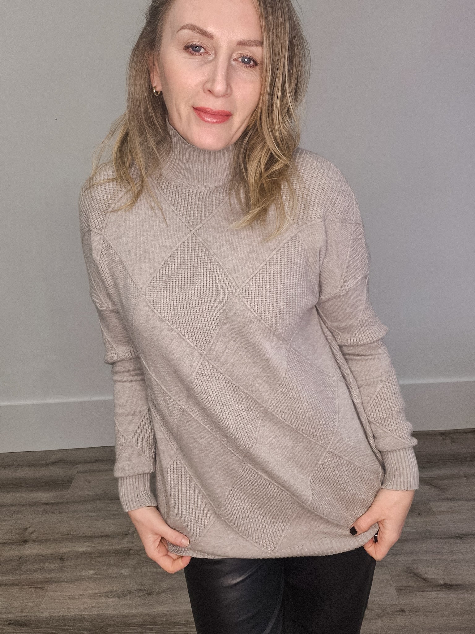 Asher Turtle Neck Sweater-Sweaters and Cardigans- Hometown Style HTS, women's in store and online boutique located in Ingersoll, Ontario