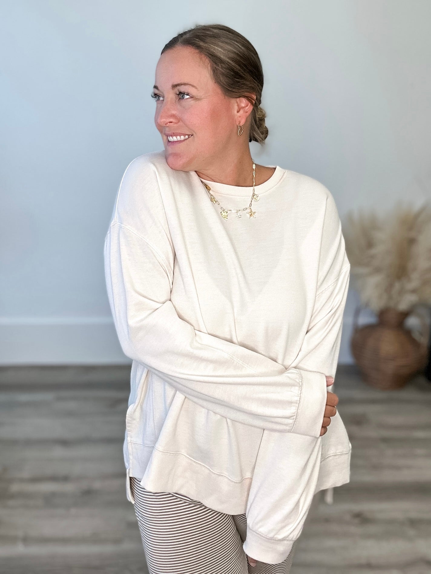 Modern Weekender - Crystal-Sweater- Hometown Style HTS, women's in store and online boutique located in Ingersoll, Ontario