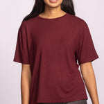 The Camilla Top - Burgundy-Casual Tops- Hometown Style HTS, women's in store and online boutique located in Ingersoll, Ontario