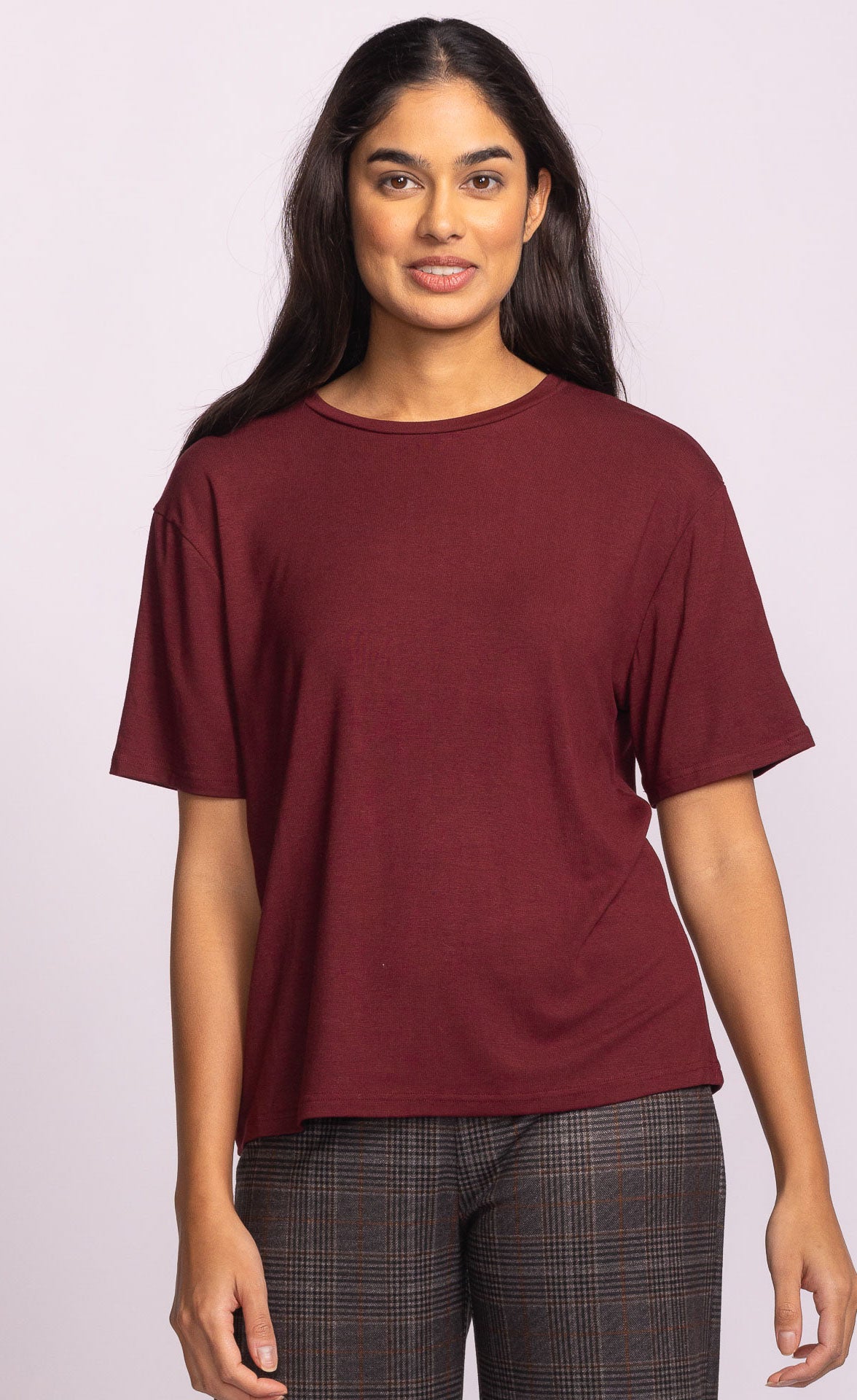 The Camilla Top - Burgundy-Casual Tops- Hometown Style HTS, women's in store and online boutique located in Ingersoll, Ontario