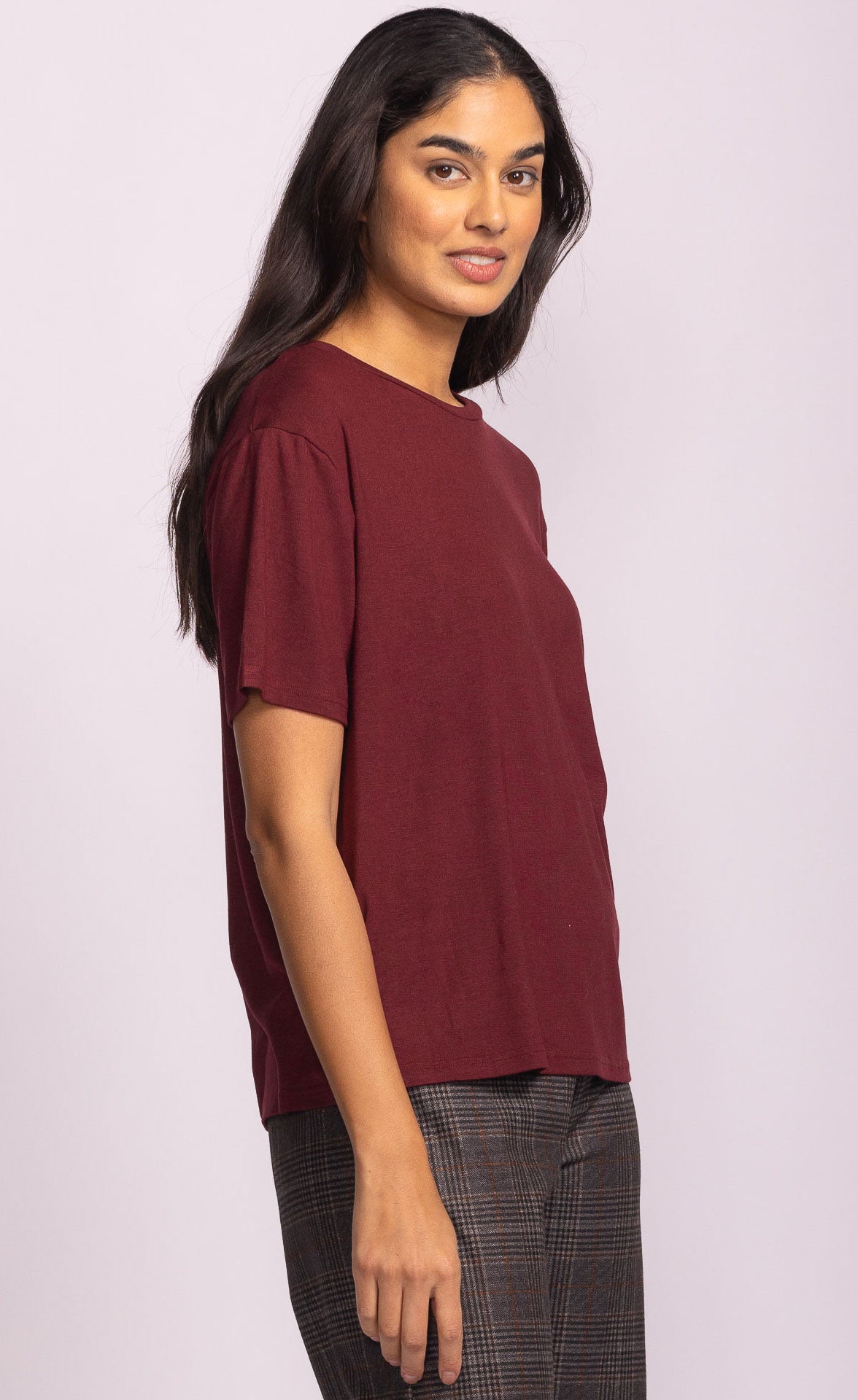 The Camilla Top - Burgundy-Casual Tops- Hometown Style HTS, women's in store and online boutique located in Ingersoll, Ontario