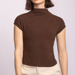 Nicolas Top - Brown-Casual Tops- Hometown Style HTS, women's in store and online boutique located in Ingersoll, Ontario