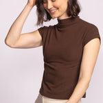 Nicolas Top - Brown-Casual Tops- Hometown Style HTS, women's in store and online boutique located in Ingersoll, Ontario