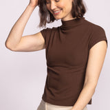 Nicolas Top - Brown-Casual Tops- Hometown Style HTS, women's in store and online boutique located in Ingersoll, Ontario