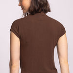 Nicolas Top - Brown-Casual Tops- Hometown Style HTS, women's in store and online boutique located in Ingersoll, Ontario